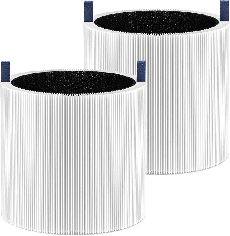WILERDA 2 Pack Mini Max Air Filter Replacement, Filter Compatible with BLUEAIR Blue Pure Mini Max Air Purifier, True HEPA H13 + Activated Filter - Image 1